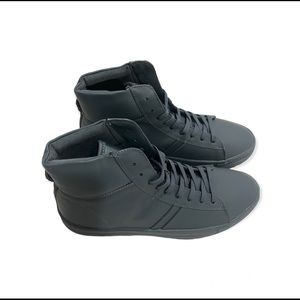 Size 44 EU, Mens Blue Faux Leather Boots